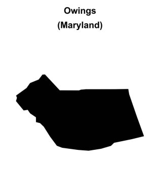 Owings (Maryland) boş ana hat haritası