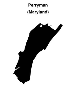 Perryman (Maryland) boş ana hat haritası