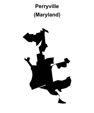 Perryville (Maryland) boş ana hat haritası