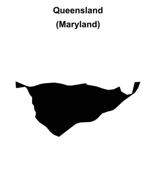 Queensland (Maryland) boş ana hat haritası