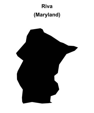 Riva (Maryland) boş ana hat haritası