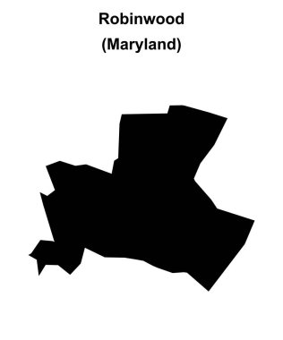 Robinwood (Maryland) boş ana hat haritası