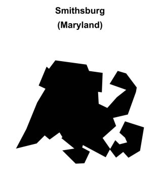 Smithsburg (Maryland) boş ana hat haritası