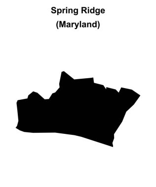 Spring Ridge (Maryland) boş ana hat haritası