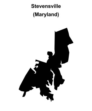 Stevensville (Maryland) boş ana hat haritası