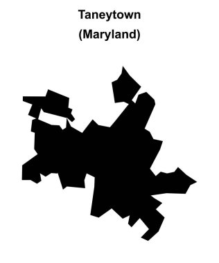 Taneytown (Maryland) boş ana hat haritası
