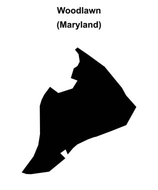 Woodlawn (Maryland) boş ana hat haritası