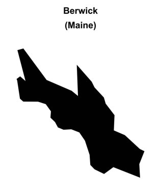 Berwick (Maine) boş ana hat haritası