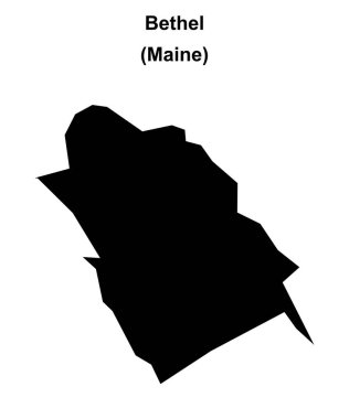 Bethel (Maine) boş ana hat haritası