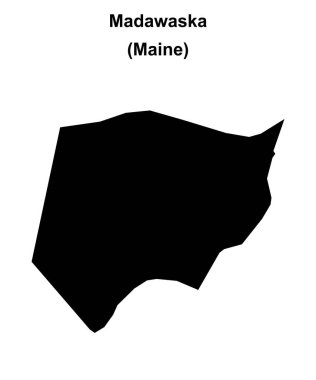 Madawaska (Maine) boş ana hat haritası