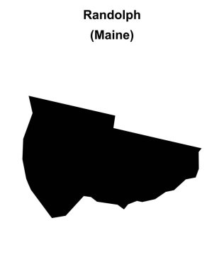 Randolph (Maine) boş ana hat haritası