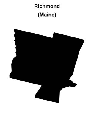 Richmond (Maine) boş ana hat haritası