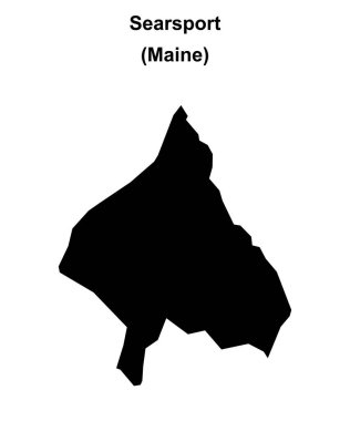 Searsport (Maine) boş ana hat haritası