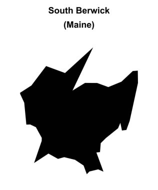 Güney Berwick (Maine) boş ana hat haritası