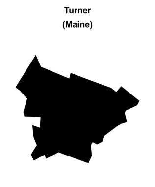 Turner (Maine) boş ana hat haritası