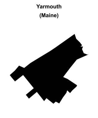 Yarmouth (Maine) boş ana hat haritası