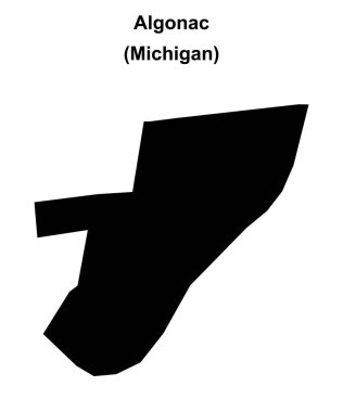 Algonac (Michigan) boş ana hat haritası