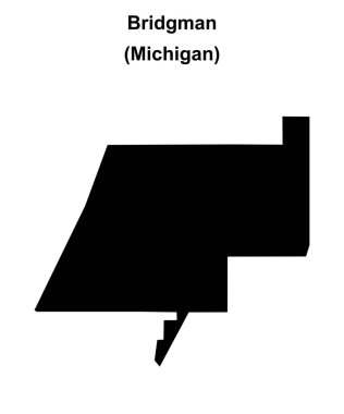 Bridgman (Michigan) boş ana hat haritası