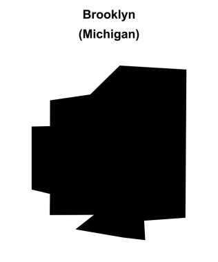 Brooklyn (Michigan) boş ana hat haritası