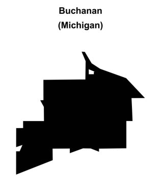 Buchanan (Michigan) boş ana hat haritası