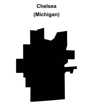 Chelsea (Michigan) boş ana hat haritası
