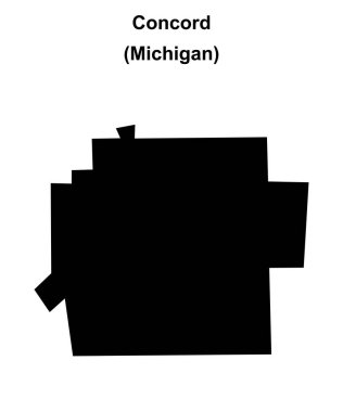 Concord (Michigan) boş ana hat haritası
