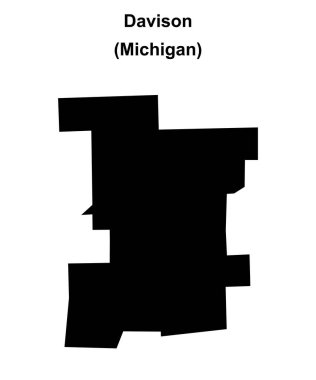 Davison (Michigan) boş ana hat haritası