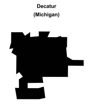 Decatur (Michigan) boş ana hat haritası