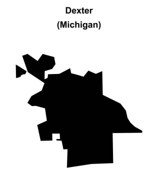 Dexter (Michigan) boş ana hat haritası