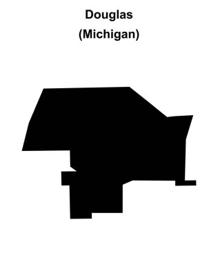 Douglas (Michigan) boş ana hat haritası