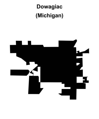 Dowagiac (Michigan) boş ana hat haritası