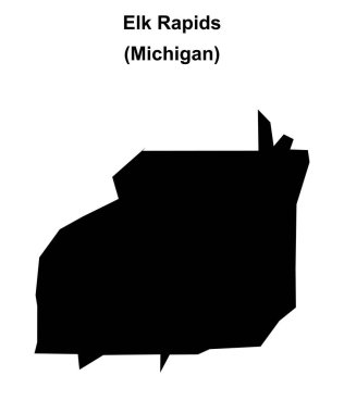 Elk Rapids (Michigan) boş ana hat haritası