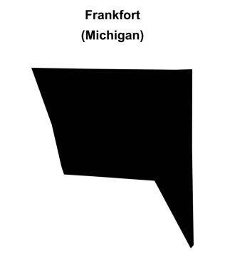 Frankfort (Michigan) boş ana hat haritası