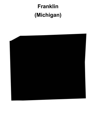 Franklin (Michigan) boş ana hat haritası