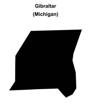 Cebelitarık (Michigan) boş ana hat haritası