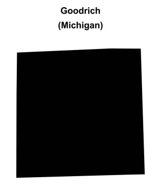 Goodrich (Michigan) boş ana hat haritası