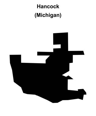 Hancock (Michigan) boş ana hat haritası