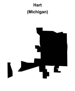 Hart (Michigan) boş ana hat haritası