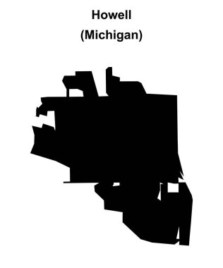 Howell (Michigan) boş ana hat haritası