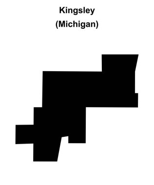 Kingsley (Michigan) boş ana hat haritası