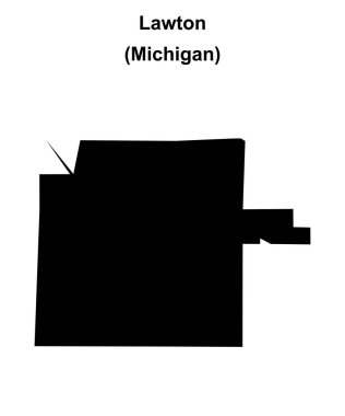 Lawton (Michigan) boş ana hat haritası