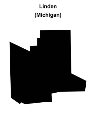 Linden (Michigan) boş ana hat haritası