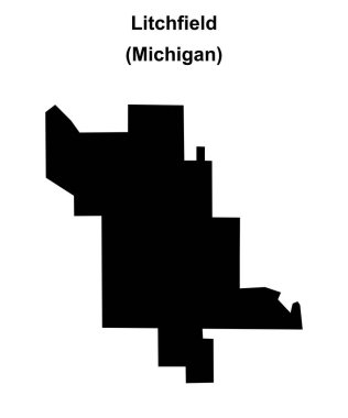 Litchfield (Michigan) boş ana hat haritası