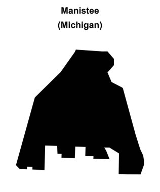 Manistee (Michigan) boş ana hat haritası