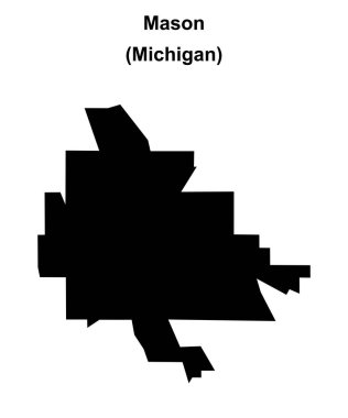 Mason (Michigan) boş ana hat haritası