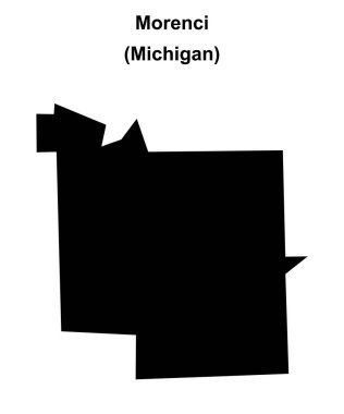 Morenci (Michigan) boş ana hat haritası