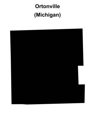 Ortonville (Michigan) boş ana hat haritası