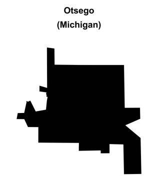 Otsego (Michigan) boş ana hat haritası