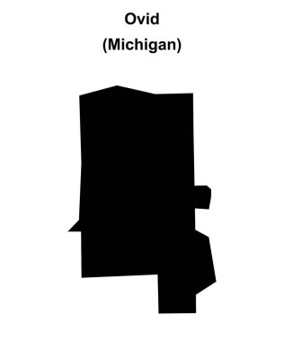 Ovid (Michigan) boş ana hat haritası