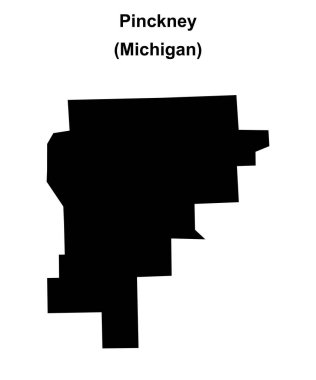 Pinckney (Michigan) boş ana hat haritası